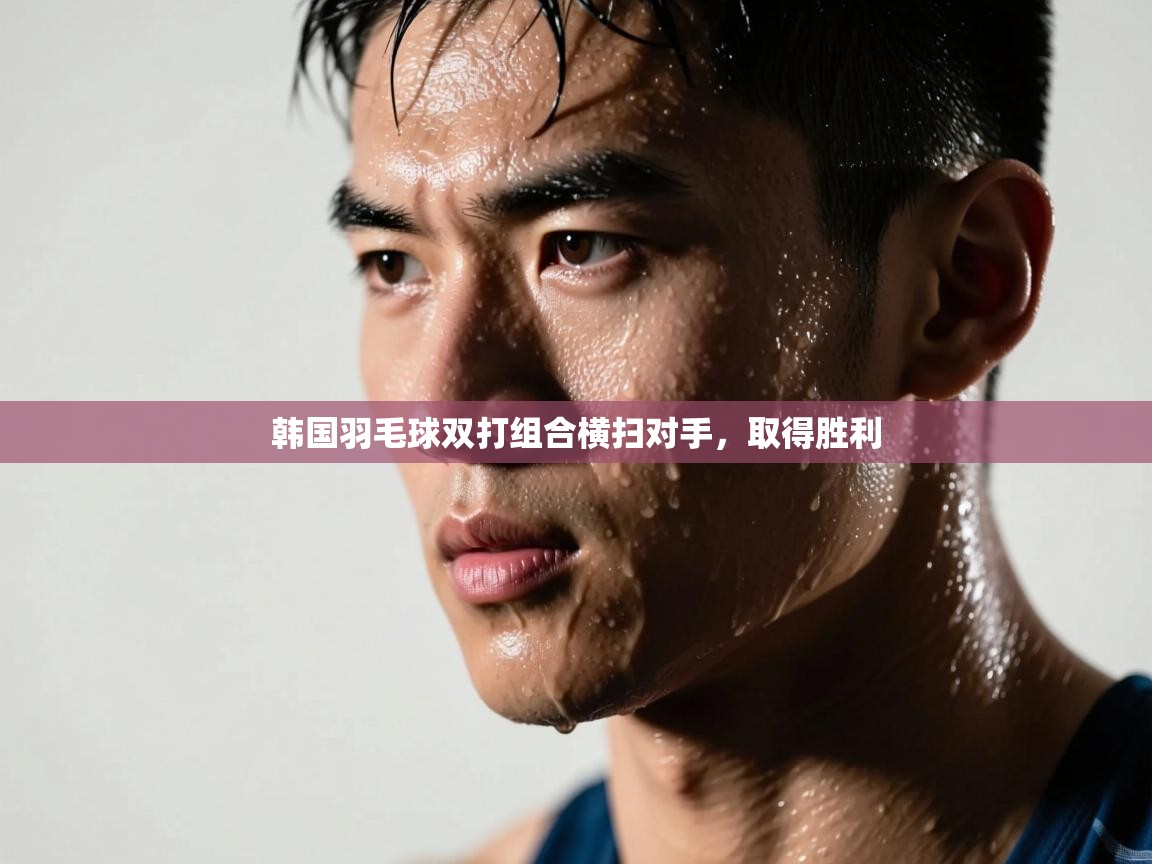 开运体育入口-韩国羽毛球双打组合横扫对手，取得胜利