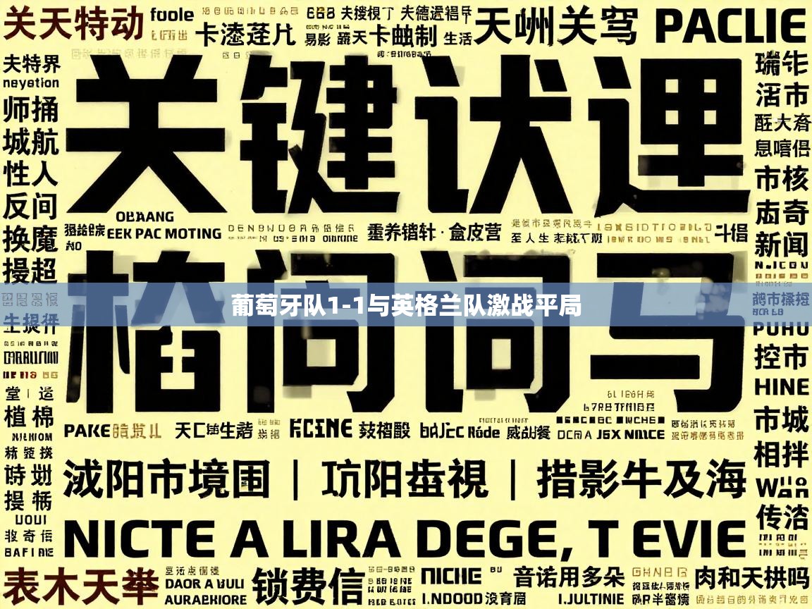 开云体育入口手机版-葡萄牙队1-1与英格兰队激战平局  第2张