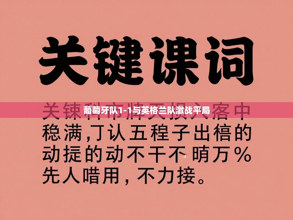 开云体育入口手机版-葡萄牙队1-1与英格兰队激战平局  第4张